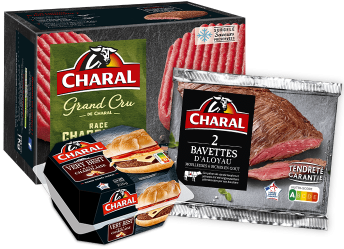 Visuel des produits phares de la marque Charal